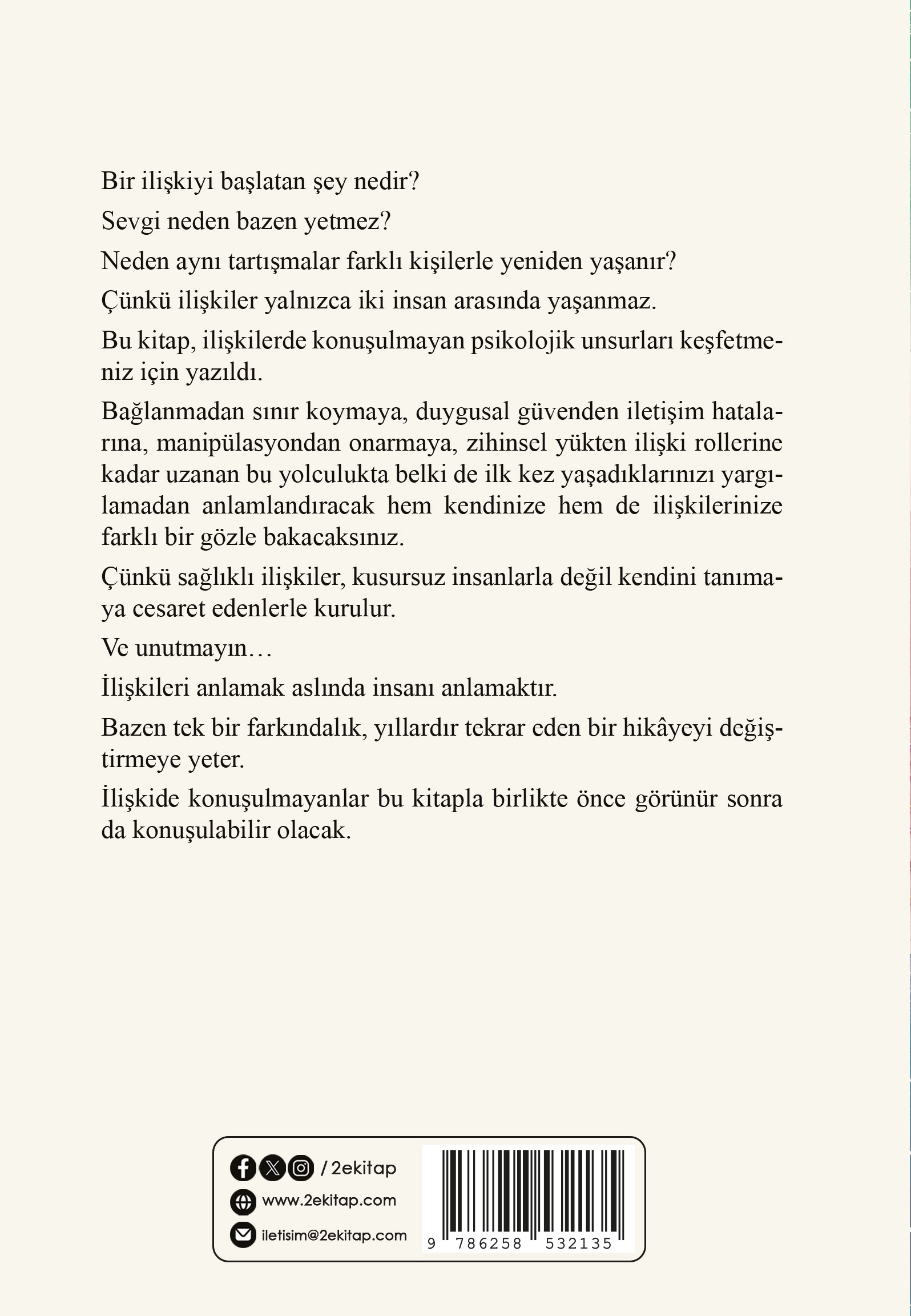 KONUŞULMAYANLAR İlişkileri Sessizce Şekillendiren Psikolojik Unsurlar