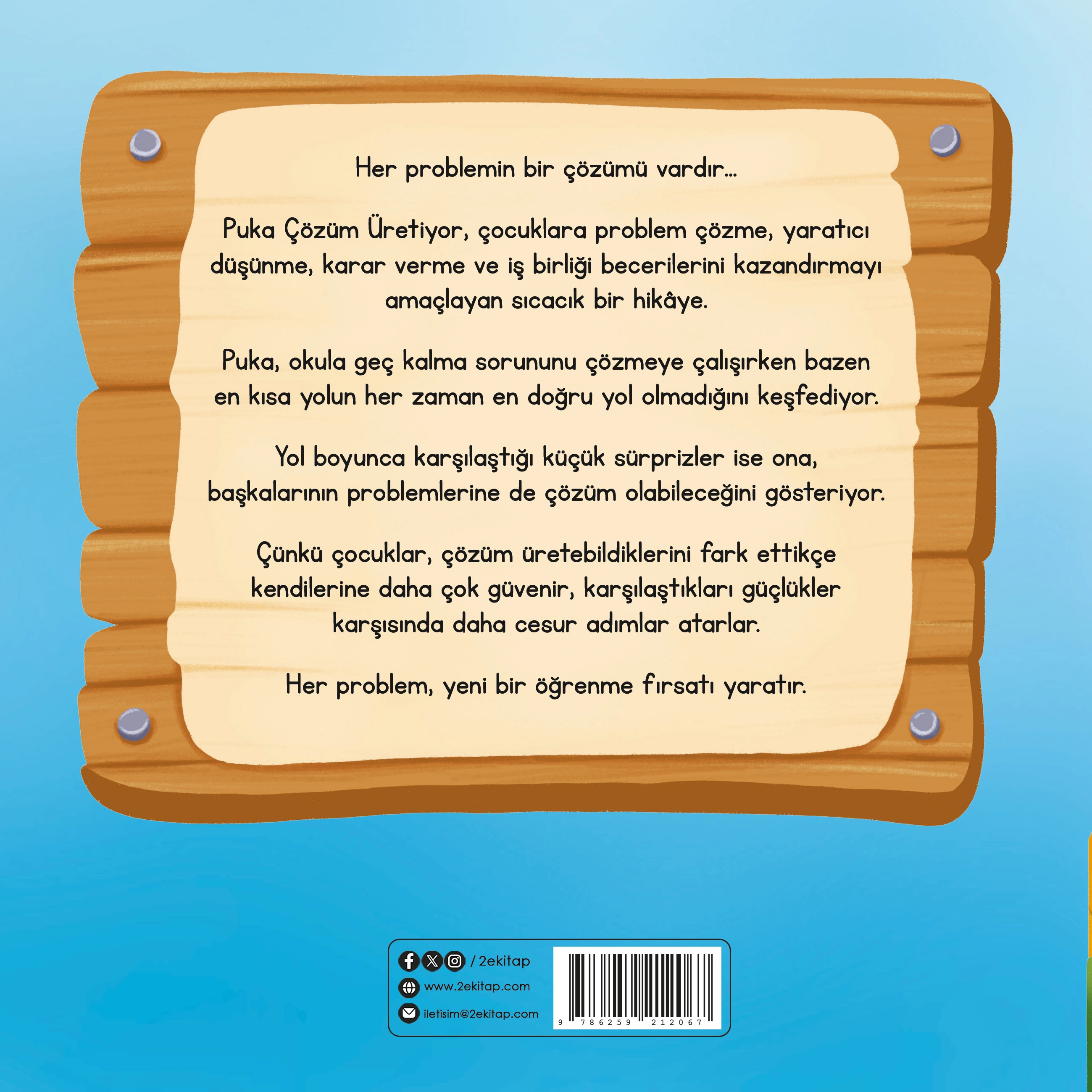 PUKA ÇÖZÜM ÜRETİYOR -Problem Çözme Becerilerini Geliştirme Hikayesi-